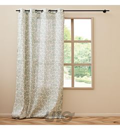 TENDA CON OCCHIELLI 140 X 280 CM POLICOTONE STAMPATO NAYA VEDouceur D'intÉrieur
