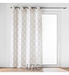 TENDA CON OCCHIELLI 140 X 280 CM POLIESTERE STAMPATO METALIZDouceur D'intÉrieur