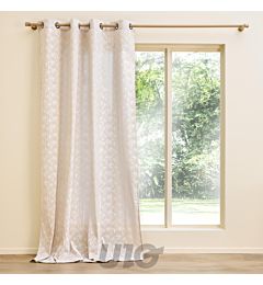 TENDA CON OCCHIELLI 140 X 280 CM POLICOTONE STAMPATO SAHARISDouceur D'intÉrieur