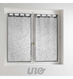 TENDAGGIO DRITTA CON PASSANTI 2X60X160 CM EFFETTO LINO TESSUDouceur D'intÉrieur