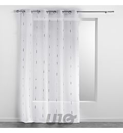 TENDAGGIO CON OCCHIELLI 140 X 280 CM VELO SABBIA F