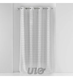 TENDAGGIO CON OCCHIELLI 135 X 280 CM VELO SABBIA FDouceur D'intÉrieur