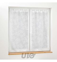 TENDAGGIO DRITTA CON PASSANTI 2X60X160 CM VELO TESSUTO APPLIDouceur D'intÉrieur