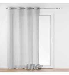 TENDAGGIO CON OCCHIELLI 140 X 280 CM TESSUTO JACQUDouceur D'intÉrieur