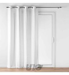 TENDAGGIO CON OCCHIELLI 140 X 280 CM EFFETTO LANADouceur D'intÉrieur