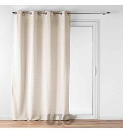 TENDAGGIO CON OCCHIELLI 140 X 280 CM EFFETTO LANADouceur D'intÉrieur