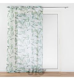 TENDAGGIO CON OCCHIELLI 140 X 280 CM VELO SABBIA STAMPATO ELDouceur D'intÉrieur