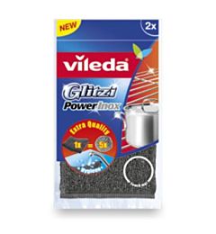 VILEDA SPUGNE POWER INOX (2PZ)Vileda