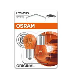 CP.LAMPADE PY21W 12V ORIGINAL LINE BAU15S ARANCIO