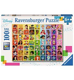 Ravensburger - Puzzle  Disney Multicharacter - 100 Pezzi XXLRavensburger