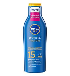 NIVEA - LATTE SOLARE PROTECT HYDRATE SPF15  200ML