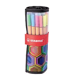 SET FINELINER STABILO POINT 88 25PZ