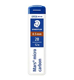MINA MARS MICRO CARBON 250 - 0.5MM / 2B - 12PZStaedtler