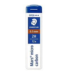 MINA MARS MICRO CARBON 250 - 0.5MM / 2H - 12PZStaedtler