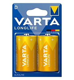 VARTA LONGLIFE D TORCIA ALKALINE 1.5V BL2