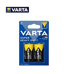 C MEZZA TORCIA ZINCO CARBONE VARTA SUPER PILA BL2Varta