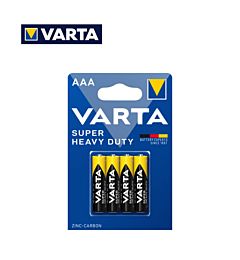 AAA ZINCO CARBONE VARTA SUPER PILA BL4Varta