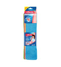 VILEDA PANNI COLORS 100% MICROFIBRE 4 PZ