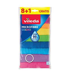 VILEDA PANNI MICROFIBRE COLORS 8+1