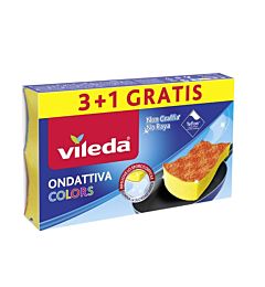 VILEDA SPUGNA ONDATTIVA COLORS 3+1Vileda