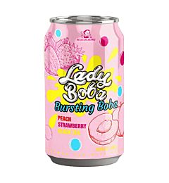 BUBBLE BLACK TEA PESCA-FRAGOLA 320ML