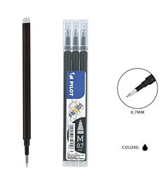 SET 3 REFIL PILOT FRIXION 0,7 NERO