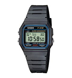 OROLOGIO CASIO F-91W UNISEX NERO CLASSICOCasio
