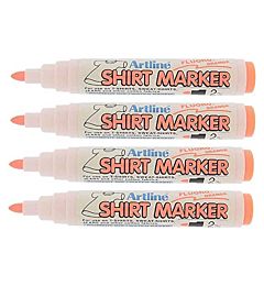 PENNARELLO MARKER X TESSUTI T-SHIRT ARANCIO FLUOArtline