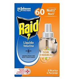 RAID RICARICA LIQUIDO ANTIZANZARE ARANCIO - 36MLRaid