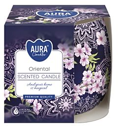 CANDELA DECORATA - ORIENTAL - 100GAura