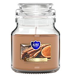 AURA CANDELA IN VETRO - CANNELLA - 120GAura