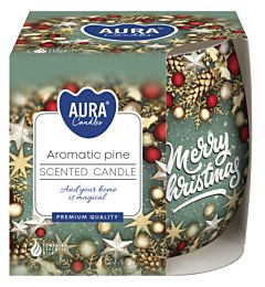 CANDELA DECORATA - AROMATIC PINE - 100GAura