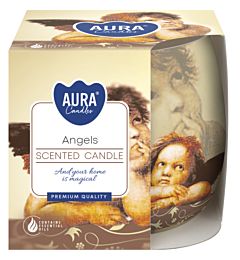CANDELA DECORATA - ANGELI - 100GAura