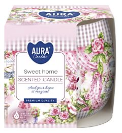 CANDELA DECORATA - SWEET HOME - 100GAura