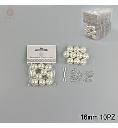 PERLA ARTIFICIALE IN PLASTICA 1.6CM 10PZ