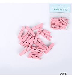 MOLLETTE LEGNO 3.5CM CF.20PZ ROSAGev