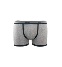 BOXER UOMO COTONE GRIGIO/NERO