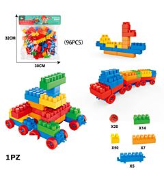 JX688-55 GIOCATTOLI DA COSTRUZIONE 96 PEZZI 15/F15