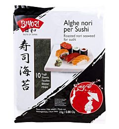 BIYORI ALGHE NORI - 10 FOGLI 25G