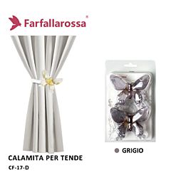 Coppia Calamita per Tende CF17 - Grigio