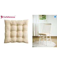 Cuscino per Sedia 40x40cm - BeigeFarfallaRossa