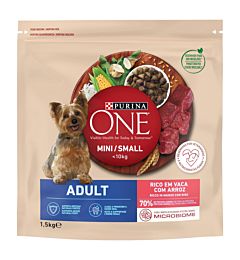 Purina One - Mini/Small Adult <10kg - Manzo e Riso - 800g