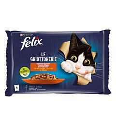 FELIX - Le Ghiottonerie Coniglio & Agnello - 4x85g