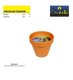 VASETTO IN TERRACOTTA CITRONELLA