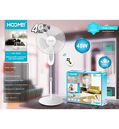 VENTILATORE A PIANTANA C/TELEC.HM-8660P(NETT)Hoomei