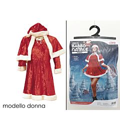 ABITO BABBO NATALE DONNA 3PZ CORTOAtosa