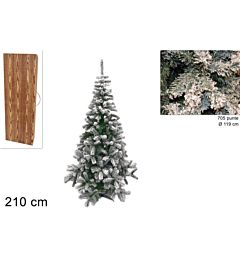 ALBERO LAPPONIA INNEVATO 210 CM 705 PUNTE ART. 11JDue Esse