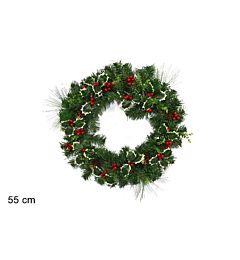 DIETROPORTA C/AGHIFOGLIO E PIGNE 55CM    ART.C3531Due Esse