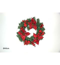 DIETROPORTA TONDO C/FIORE SCOZZESE 40CM C42542-18RDue Esse