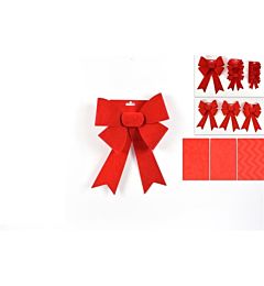 FIOCCHI 3ASS.TIPO VELLUTO ROSSO ART.PZ17-55/S-2-3,Due Esse